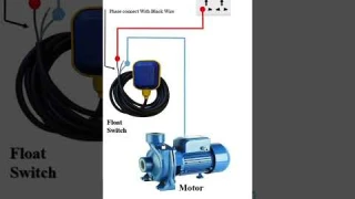 Float Switch Connection Without Magnetic Contractor  #electricaltechnician#floatswitch
