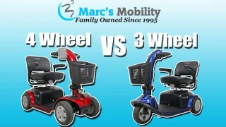 Comparing a 3-Wheel vs 4-Wheel Mobility Scooters - How to Decide - Full Review