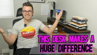 VASAGLE Electronic Standing Desk Review | I Upgraded My Office!