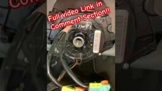 Replacing Steering Wheel Angle Sensor #shorts #mechanic