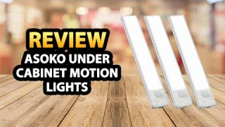 ASOKO Under Cabinet Lights - Motion Sensor USB-C Rechargeable ✅ Review