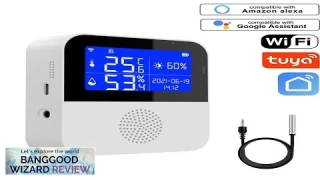 Tuya WiFi Smart Temperature Humidity Sensor Indoor Thermometer Hygrometer Meter with LCD Review