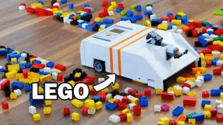 I Built a LEGO Robot Vacuum to Pick Up My LEGO...