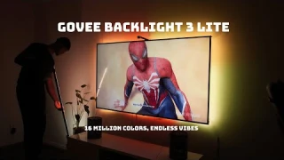 The Govee BACKLIGHT 3 lite is so GOOD, so shocked!