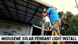 Simply Amazing || Whousewe Solar Pendant Light || Unboxing, Install & Review
