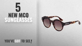 Top 10 Mcq Sunglasses [ Winter 2018 ]: McQ 0003S 002 Tortoiseshell 0003S Round Sunglasses Lens