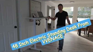 VVENACE 48" Electric Standing Desk Review | Adjustable Height Sit-Stand Desk (2024)