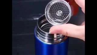 smart vacuum insulated water bottle with led temperature display