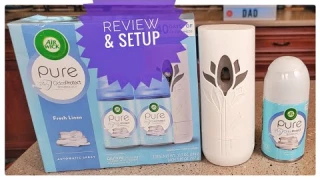 Air Wick Automatic Air Freshener Spray Kit Review & How To Setup , Adjust Timer