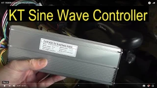 KT 1500W Sine Wave Ebike Controller Installation.