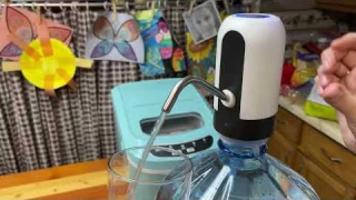 Water Bottle Pump 5 Gallon Water Bottle Dispenser USB Charging Automatic