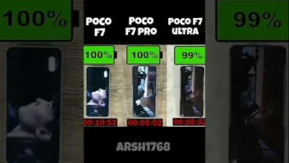 poco F7 vs poco f7pro vs poco f7 ultra battery test 💀#pocof7pro #pocof7pro#pocof7ultra#pocof7#shorts