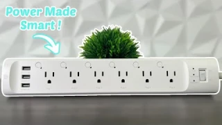 TP-LINK Kasa HS300 Smart Wi-Fi Power Strip Review - LEVELING UP DEVICES!!!