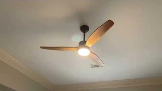 RACCROC Ceiling Fans with Lights Remote Control Review, Great looking fan, silent motor and nifty