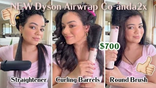 NEW Dyson Airwrap Co-anda2x on Curly Hair 🤔 $700 Multi-Styler Worth It?!