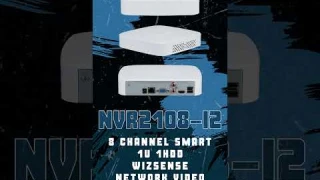 NVR2108-I2 - 8 Channel Smart 1U 1HDD WizSense Network Video Recorder | Techcom Engineering Pte. Ltd