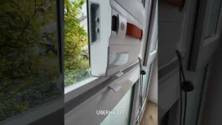 How to use Mamibot W120-DP robot window cleaner: corner and edge cleaning #mamibot #mamibotW120-dp