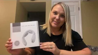 Review of Neck Massager Massage Equipment with Heat Cordless Intelligent Portable Pulse