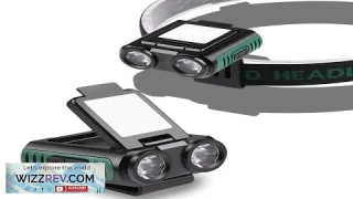 500LM 200M Portable XPG COB Headlight Rechargeable LED Sensor Cap Clip Light Review