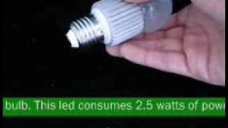 12 Volt LED Light Bulb 2.5 Watts E27 NCNRNW