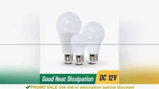 12V DC E27 LED Bulb 3W 7W 9W 12W 15W 18W 24W 36W Lampada 12 Volt Led Light Bulbs Low Voltage Bombill