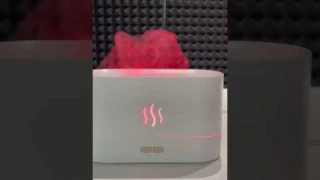 Kinscoter Best Sales Ultrasonic USB Flame Humidifier Led Colorful Fire Aroma Essential Oil Diffuser