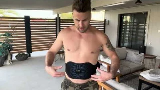 ABS Stimulator - EMS Muscle Stimulator, Ab Machine, Portable Abdominal Belt, Electronic Pulse