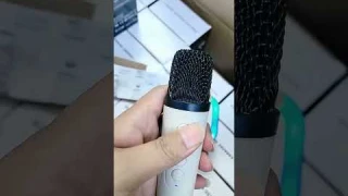 K12 Portable Audio integrated Mics Singing Karaoke Home Wireless Bluetooth Speaker with Wireless Mic