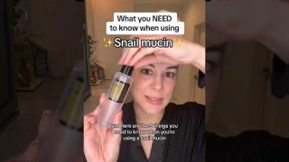 Dermatologist Reveals BEST Ways To Use SNAIL MUCIN | #shorts #skincare |