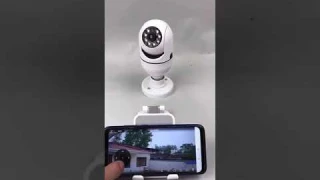 2MP Tuya Smart Life E27 Bulb Lamp Camera 1080P Wifi IP PTZ IR Night Vision Home Security Auto Tracki