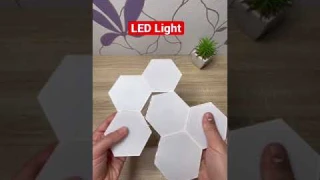 RGB Lights, Hexagonal USB Charge, Touch Sensitive Modular Wall Lights