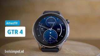 Dunne smartwatch met veel features! | Amazfit GTR 4 Review