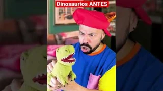 Dinosaurios ANTES vs AHORA 🦖 #shorts