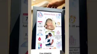 all India shipping baby photo frame#giftideas #giftshop #katnilovers