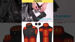New Smart Gadgets | New USB Electric Heated Vest Winter Smart Heating Jackets #shorts