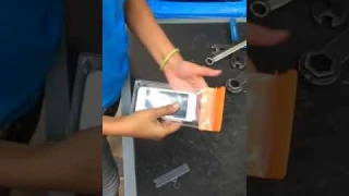 Triboard waterwroof pouch for phone