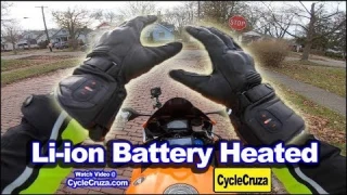 Motorcycle Battery Heated Gloves Review | Winter Motorcycle Gear