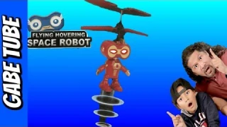 Top Toys FLYING HOVERING SPACE ROBOT UNBOXING & REVIEW Hand Command Flying Robot Gabe Tube TV