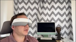 SKG Eye Massager With Heat Review! Great For Migraine Relief!