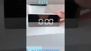 mirror alarm digital clock