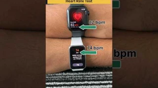 Apple Watch Series 9 Vs Samsung Galaxy Fit 3 Heart Rate Comparison #applewatch #galaxyfit3