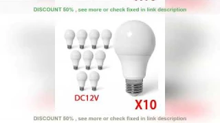10pcs E27 LED Bulb Lights DC 12V lampada luz E27 lamp 3W 6W 9W 12W 15W 18W spot bulb Led Light Bulb