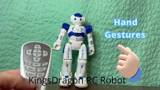 Demonstrating the cool features of the KingsDragon RC Robot *FULL REVIEW*