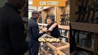 Don’t do this in a gun store! #firearms #gun #gunstore