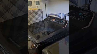 Amazing lifting lid from Samsung in top loader Washer WA55A7700AV #MrThermister