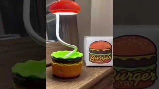 Cute Burger Night Light USB Rechargeable Mini Table Lamp Children's   #ProductSleuth  #roomdecor