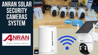 ANRAN Solar Security Cameras Wireless - Quick Review and Setup