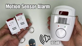 Remote Controlled Motion Sensor Alarm