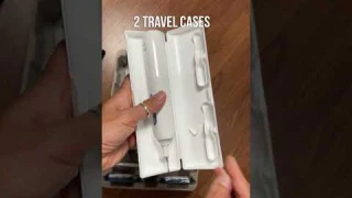 Too lazy to brush my teeth when traveling | Unboxing #Shorts | Oral B 360 Smart Travel Toothbrush