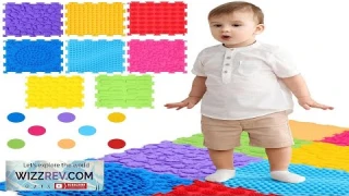 8 Pcs Sensory Mats for Autistic Children Textured Sensory Floor Tiles Review